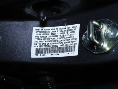 2020 Honda Civic EX-L