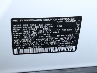 2024 Volkswagen Atlas 2.0T SEL Premium R-Line