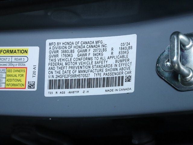 2024 Honda Civic Sport