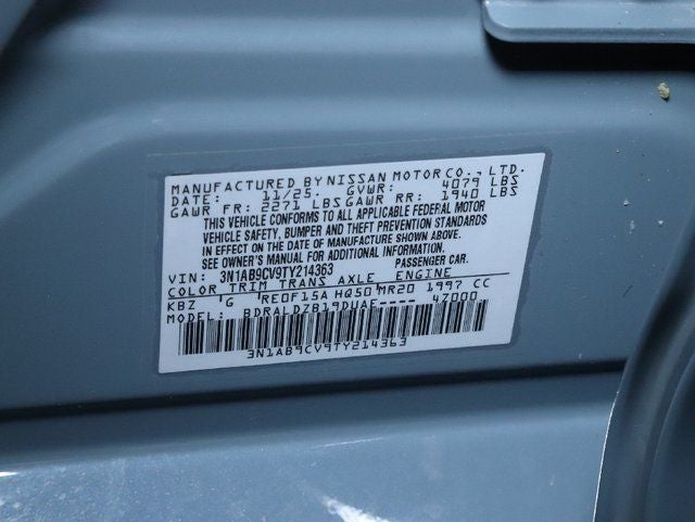 2026 Nissan Sentra SV