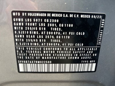 2024 Volkswagen Tiguan 2.0T SE R-Line Black