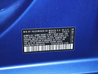 2023 Volkswagen Jetta 1.5T SE