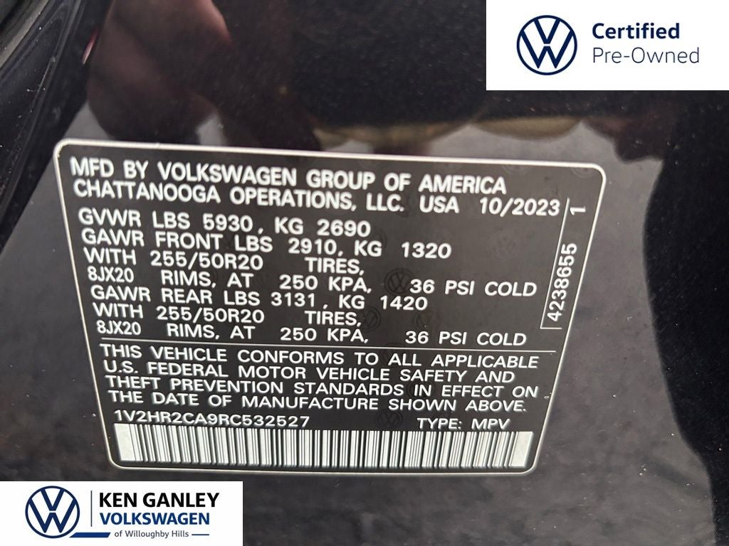 2024 Volkswagen Atlas 2.0T SE w/Technology