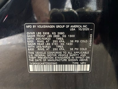 2026 Volkswagen Atlas SE w/Technology