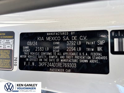2024 Kia Forte LXS