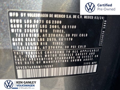 2024 Volkswagen Tiguan 2.0T SE
