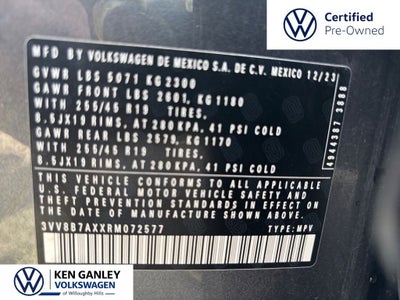2024 Volkswagen Tiguan 2.0T SE R-Line Black