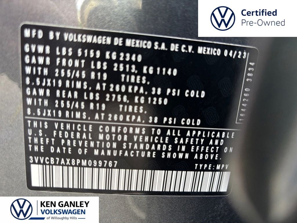 2023 Volkswagen Tiguan 2.0T SE R-Line Black
