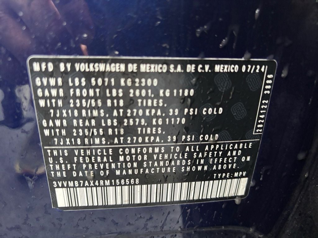 2024 Volkswagen Tiguan 2.0T SE