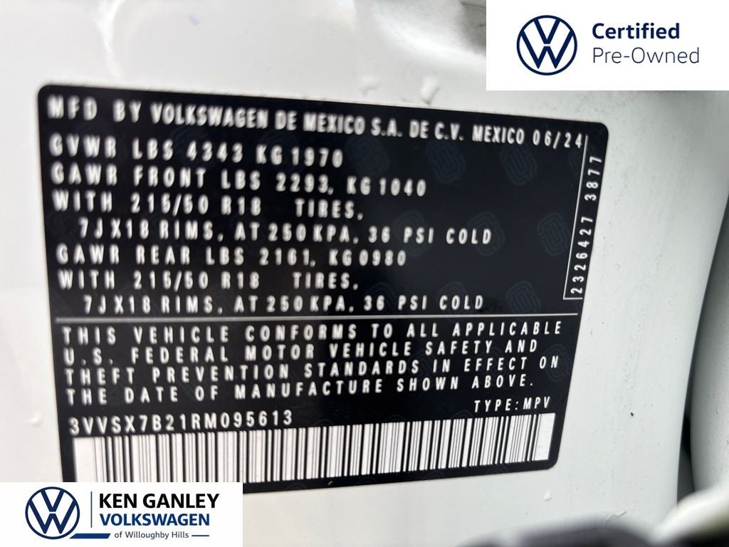 2024 Volkswagen Taos 1.5T SE