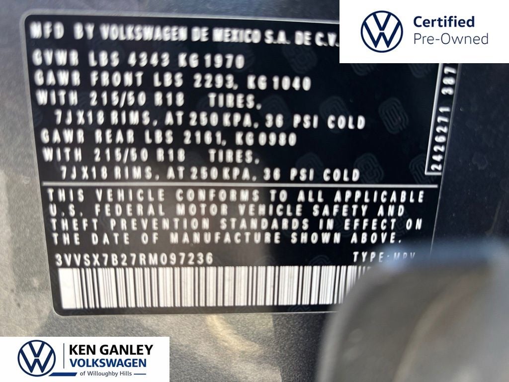 2024 Volkswagen Taos 1.5T SE