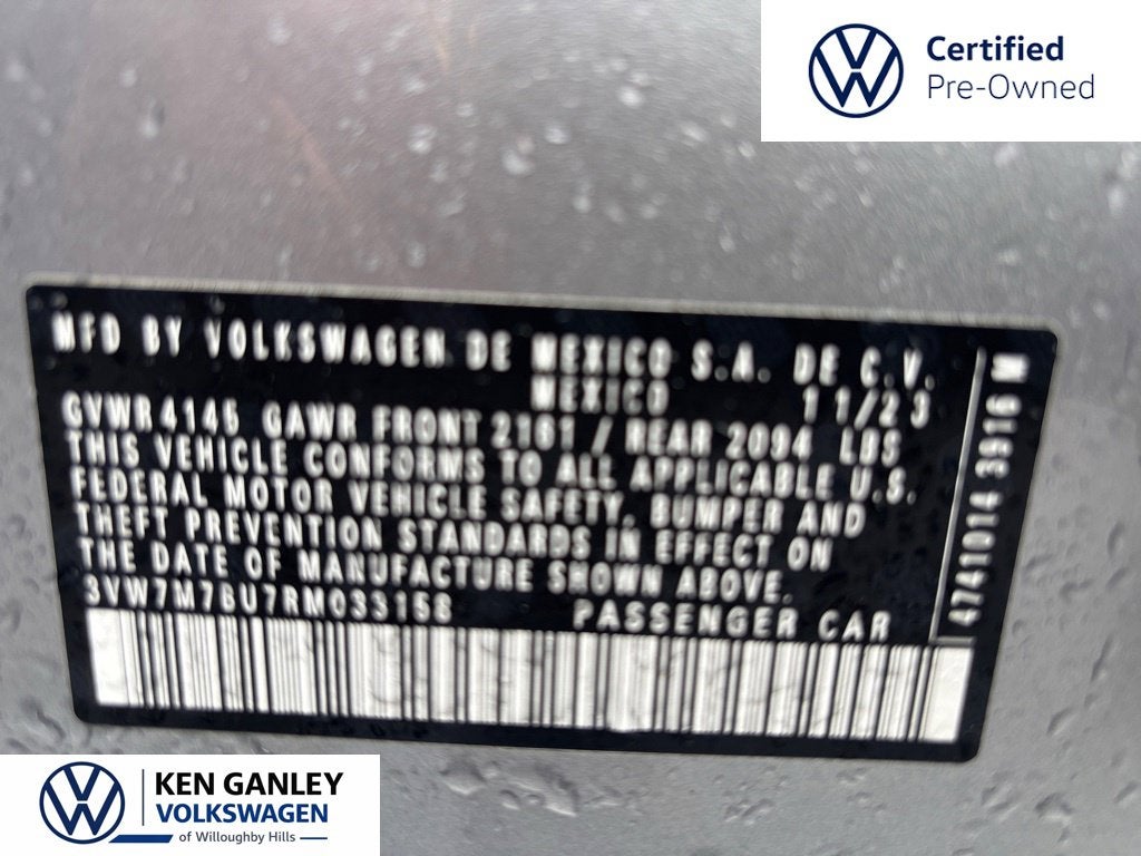 2024 Volkswagen Jetta 1.5T SE