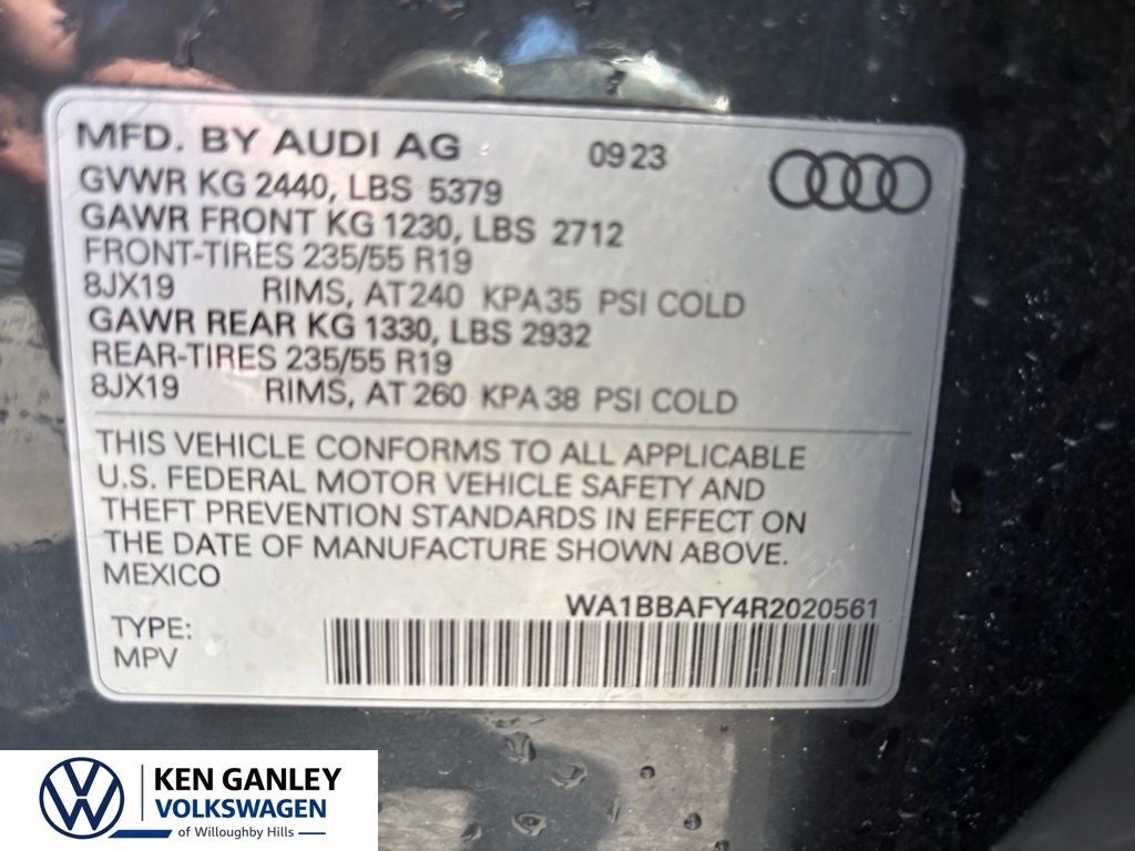 2024 Audi Q5 40 Premium Plus quattro